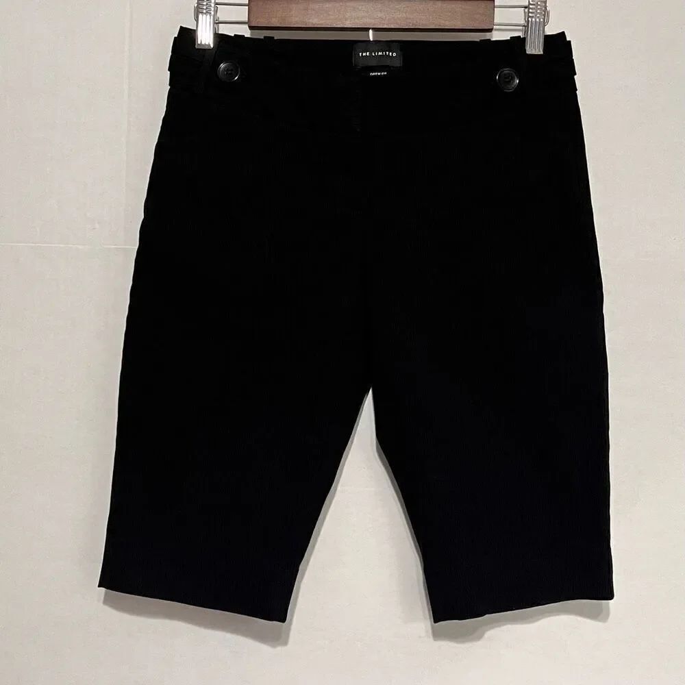 The Limited Drew Fit Black Shorts   Size 0